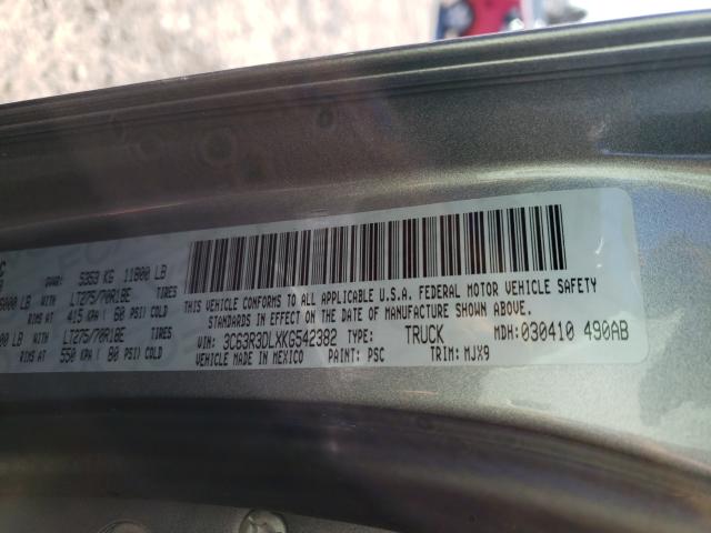 2019 RAM 3500 BIG H 3C63R3DLXKG542382