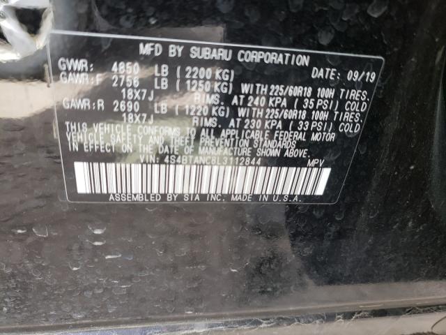 2020 SUBARU OUTBACK LI 4S4BTANC8L3112844