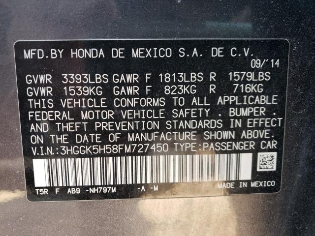 2015 HONDA FIT LX 3HGGK5H58FM727450