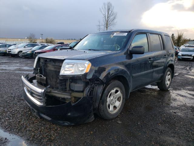 2013 HONDA PILOT LX 5FNYF4H24DB024629
