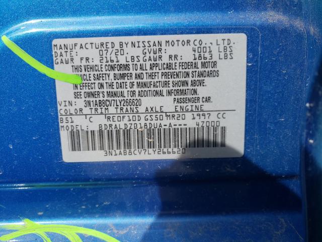 2020 NISSAN SENTRA SV 3N1AB8CV7LY266620