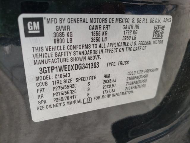 2013 GMC SIERRA 3GTP1WE0XDG341303