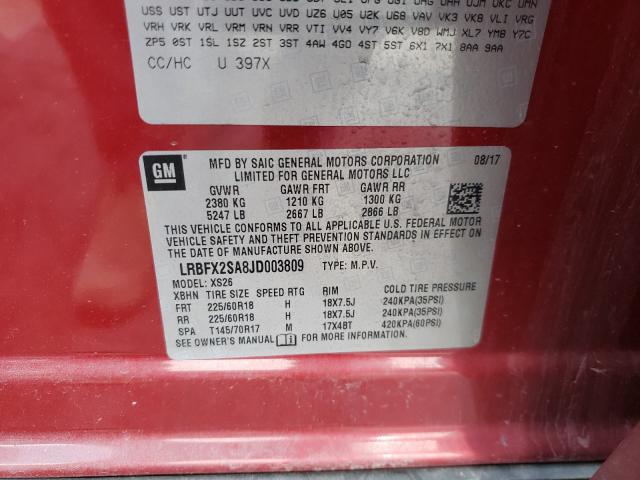 2018 BUICK ENVISION E LRBFX2SA8JD003809