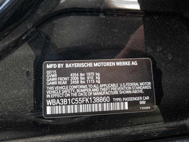 2015 BMW 320 I WBA3B1C55FK138860