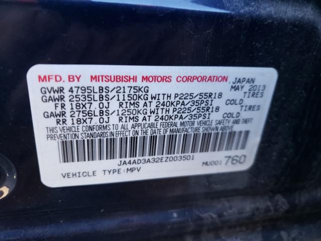 2014 MITSUBISHI OUTLANDER JA4AD3A32EZ003501