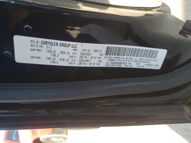 2011 VOLKSWAGEN ROUTAN SE 2V4RW3DG4BR670728