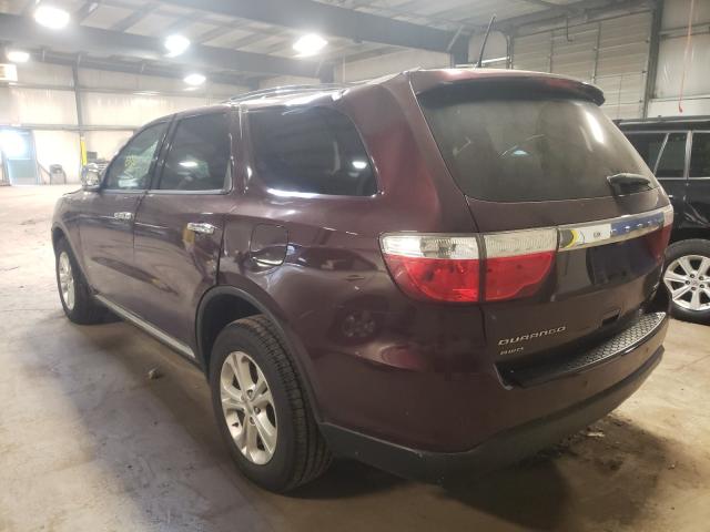 2012 DODGE DURANGO CR 1C4RDJDGXCC242161