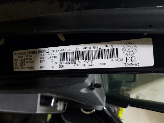 2010 DODGE NITRO SXT 1D4PU5GX5AW121756