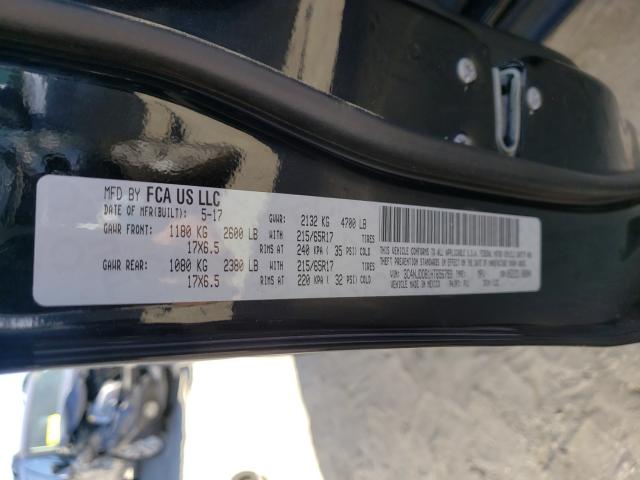 2017 JEEP COMPASS TR 3C4NJDDB1HT656793