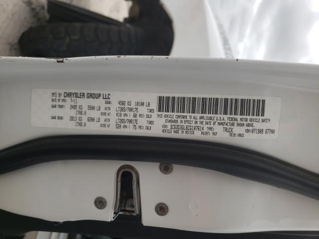 2012 DODGE RAM 3500 S 3C63D3GL6CG107614