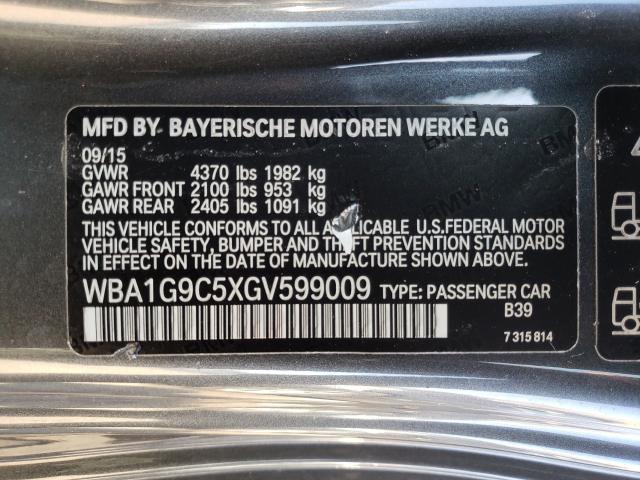 2016 BMW 228 XI SUL WBA1G9C5XGV599009