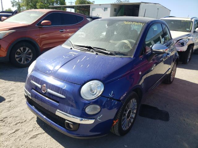 2013 FIAT 500 LOUNGE 3C3CFFCR8DT591992