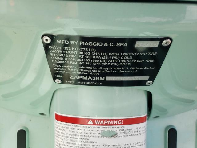 2020 VESPA GTS300 ZAPMA39M0L5100031