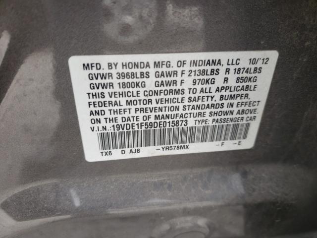 2013 ACURA ILX 20 PRE 19VDE1F59DE015873