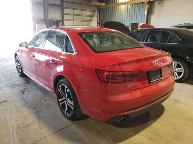 2017 AUDI A4 PRESTIG WAUFNAF42HN017986