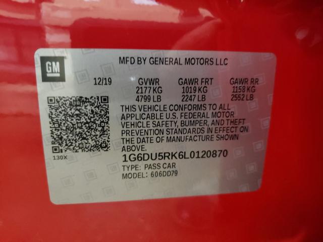 2020 CADILLAC CT5 SPORT 1G6DU5RK6L0120870