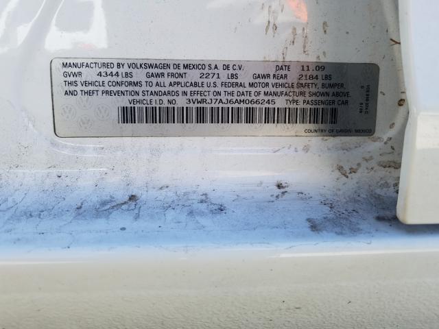 2010 VOLKSWAGEN JETTA WOLF 3VWRJ7AJ6AM066245