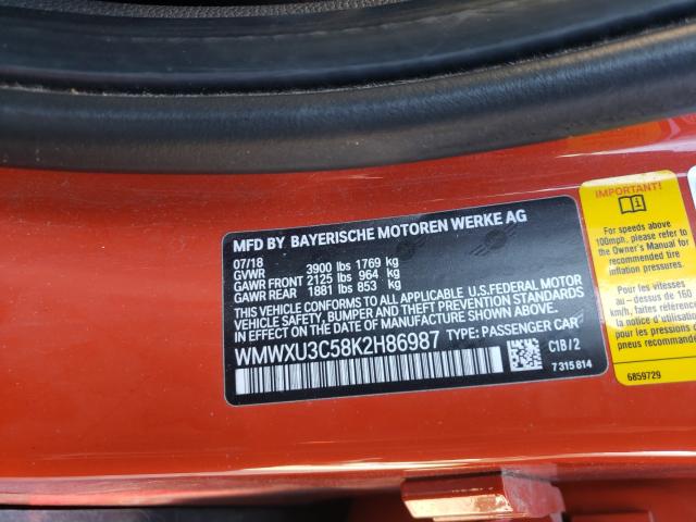 2019 MINI COOPER S WMWXU3C58K2H86987