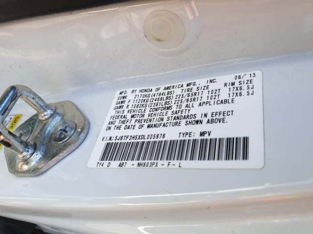 2013 HONDA CROSSTOUR 5J6TF3H5XDL005976