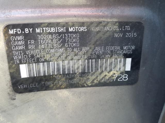 2015 MITSUBISHI MIRAGE DE ML32A3HJ5FH059448