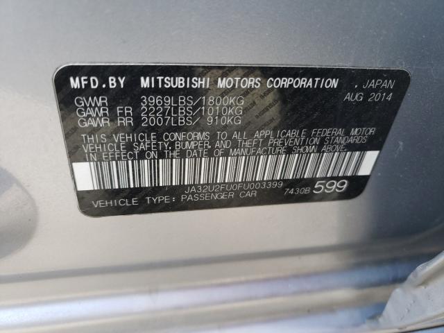 2015 MITSUBISHI LANCER ES JA32U2FU0FU003399