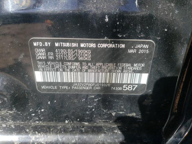 2015 MITSUBISHI LANCER SE JA32V2FW0FU019326