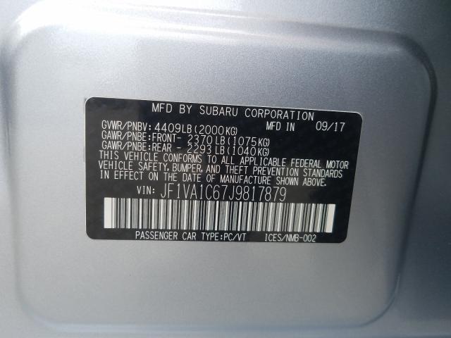 2018 SUBARU WRX PREMIU JF1VA1C67J9817879