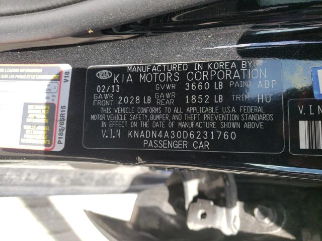 2013 KIA RIO EX KNADN4A30D6231760