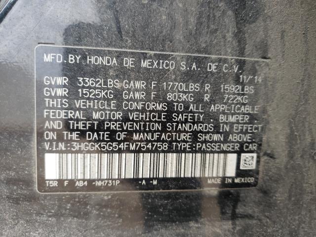 2015 HONDA FIT LX 3HGGK5G54FM754758