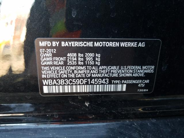 2013 BMW 328 XI WBA3B3C59DF145943