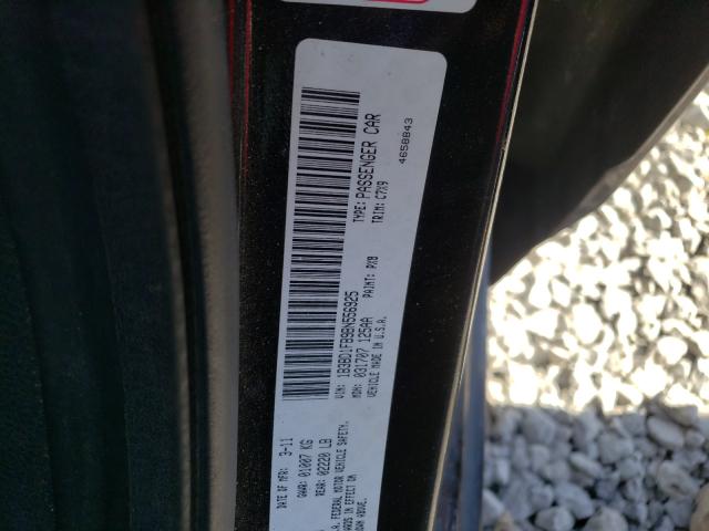 2011 DODGE AVENGER MA 1B3BD1FB9BN556925