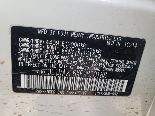 2015 SUBARU WRX STI JF1VA2L6XF9820188