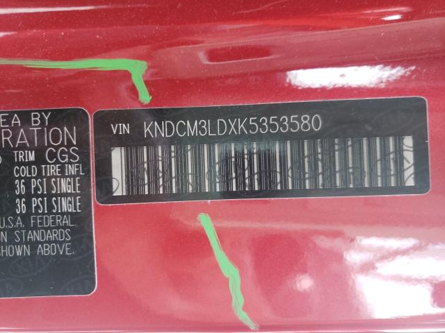 2019 KIA NIRO LX KNDCM3LDXK5353580