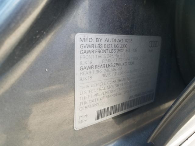 2013 AUDI A4 ALLROAD WA19FAFL2DA206833