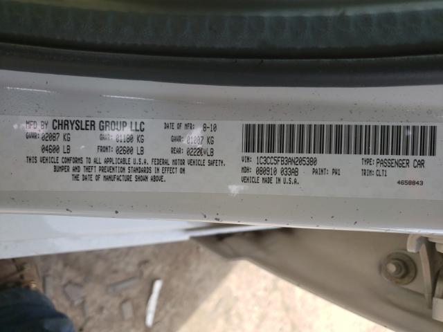 2010 CHRYSLER SEBRING LI 1C3CC5FB3AN205380