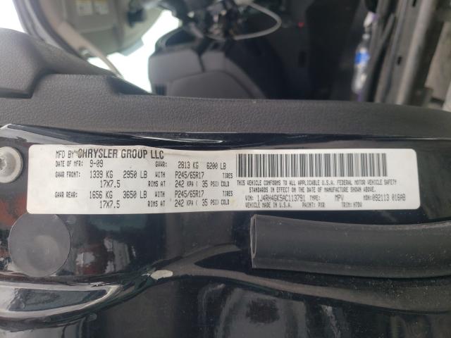 2010 JEEP COMMANDER 1J4RH4GK5AC113791