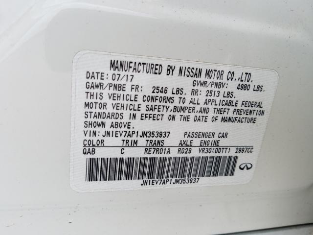 2018 INFINITI Q50 LUXE JN1EV7AP1JM353937