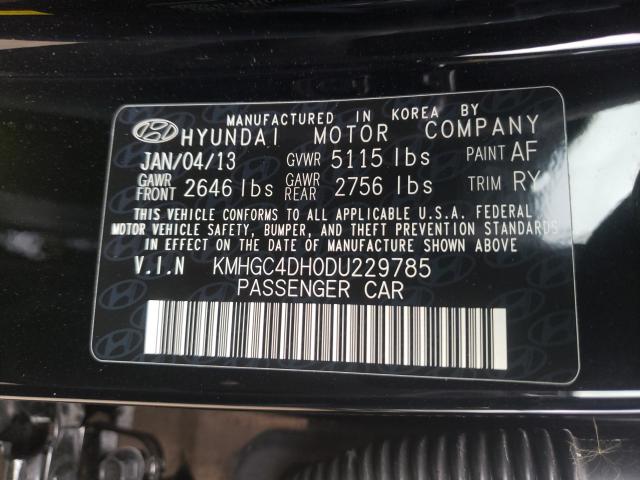 2013 HYUNDAI GENESIS 5. KMHGC4DH0DU229785