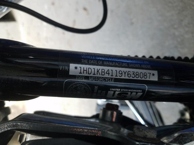 2009 HARLEY-DAVIDSON FLHX 1HD1KB4119Y638087