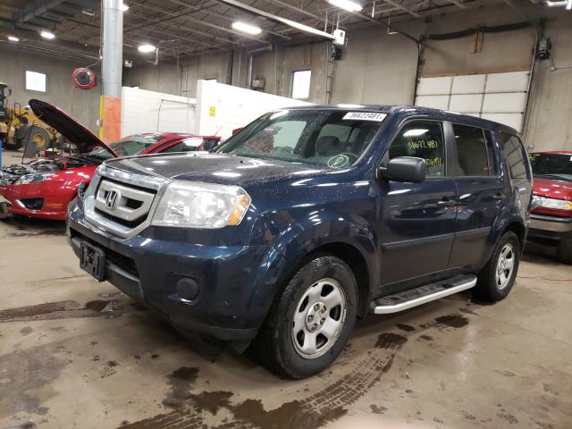 2011 HONDA PILOT LX 5FNYF4H2XBB043652
