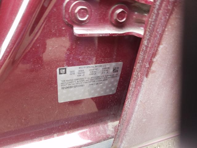 2016 CHEVROLET MALIBU PRE 1G1ZH5SX1GF227561