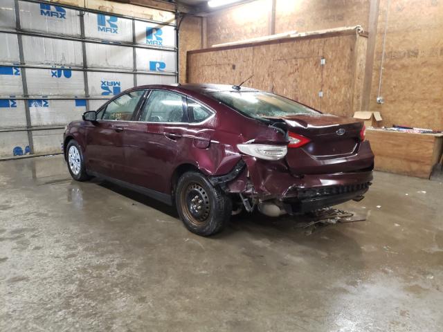 2013 FORD FUSION S 3FA6P0G73DR298631
