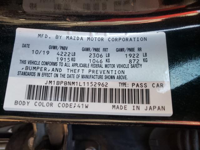 2020 MAZDA 3 PREMIUM JM1BPBNM1L1152962