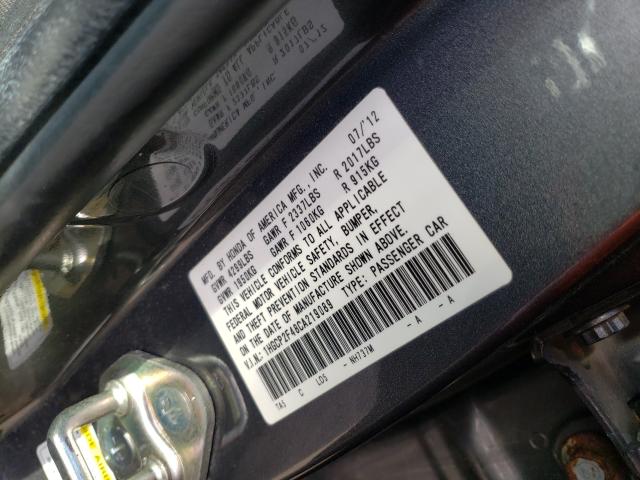 2012 HONDA ACCORD LXP 1HGCP2F48CA219089