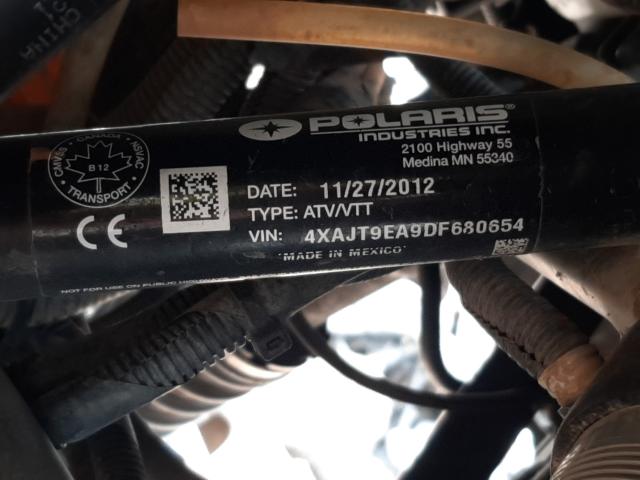 2013 POLARIS RZR 900 XP 4XAJT9EA9DF680654
