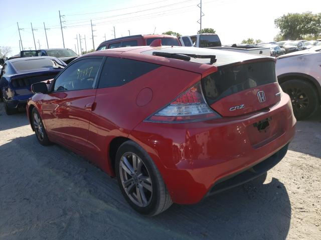 2011 HONDA CR-Z EX JHMZF1D6XBS005724