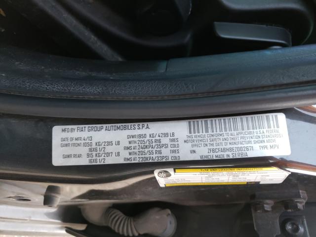 2014 FIAT 500L EASY ZFBCFABH8EZ002671