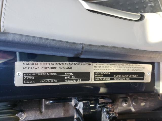 2015 BENTLEY FLYING SPU SCBEC9ZA9FC043257