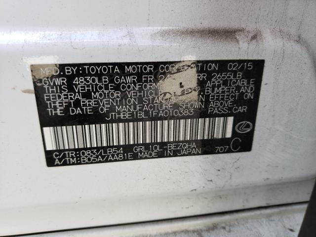 2015 LEXUS GS 350 JTHBE1BL1FA010383