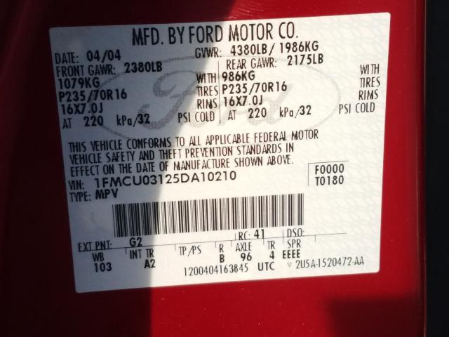 2014 FORD ESCAPE 1FMCU0GX4EUC24114